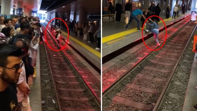 İstanbul’da 2 metro hattında arıza! Yolcular raylarda yürüdü, tehlikeli anlar kameraya yansıdı