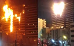Komşuda yangın faciası! Alev alev yanan hastanede 9 kişi öldü, 15 kişi yaralandı