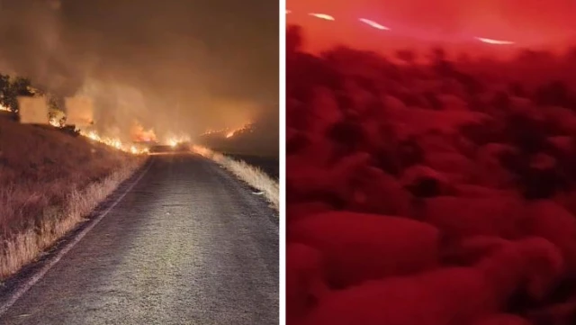 Ortalık adeta mahşer yeri gibiymiş! 15 kişinin öldüğü yangın gecesine ait yeni görüntüler ortaya çıktı