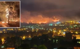 Sıcaklık 40 dereceyi buldu! Hizbullah’ın roket yağmuru İsrail’i yangın yerine çevirdi