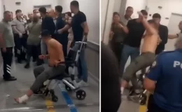 Tekerlekli sandalyedeki hasta ve yakınları doktora saldırdı