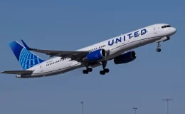 ABD’de United Airlines’a ait yolcu uçağının tekerleği koptu