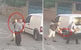 Bayat ekmek toplayan 81 yaşındaki adamı sopayla dövdü