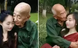 Çin’de 23 yaşındaki kadın, huzurevinde yaşayan 80 yaşındaki adamda aşkı buldu