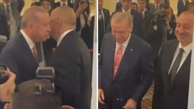 Cumhurbaşkanı Erdoğan ile Azerbaycan Cumhurbaşkanı Aliyev arasında samimi diyalog: Bayağı dirisin maşallah