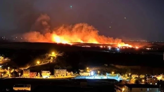 Diyarbakır’da anız yangını! İki ilçeden itfaiyeler bölgeye sevk edildi
