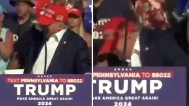 Donald Trump’a saldırı anı kamerada
