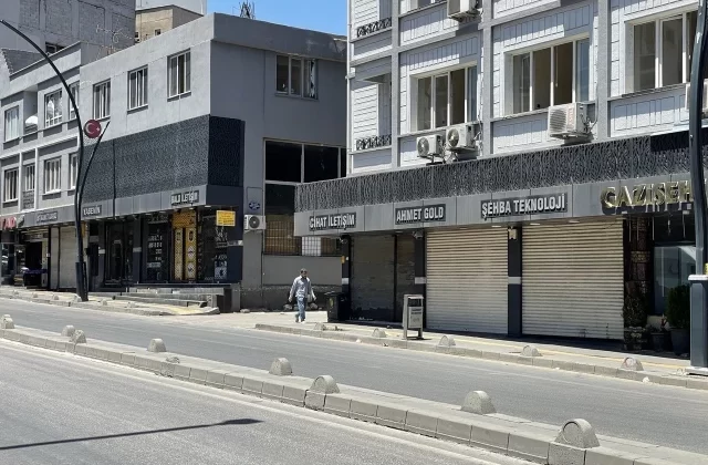 Gaziantep’te Suriyeli işletmeciler dükkanlarını açmadı