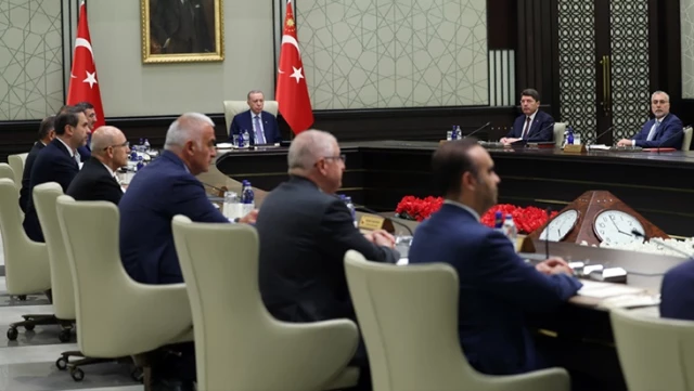 Kabine Cumhurbaşkanı Erdoğan başkanlığında toplandı