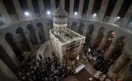 Kudüs’teki Kutsal Kabir Kilisesi’nde, Haçlı Seferleri’nden kalma kayıp altar keşfedildi