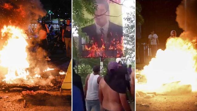 Maduro’nun yeniden kazandığı seçim sonuçları Venezuela’yı yangın yerine çevirdi