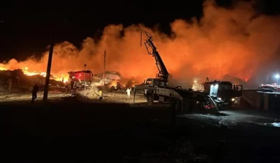 Muğla’da bal üretim tesisinde yangın