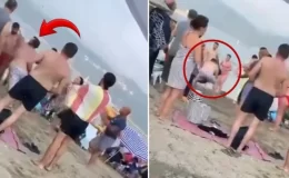 Plajda taciz dayağı! 50 yaşındaki adamı tekme tokat dövdüler