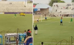 Yok artık daha neler! Somali Ligi’nde atılan penaltıya bakın