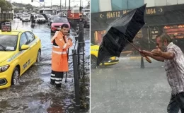 Meteoroloji uyarmıştı! Şiddetli yağış İstanbullulara zor anlar yaşattı