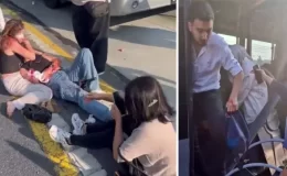 Sefaköy’de metrobüs kazası sonrası yaşanan can pazarı kamerada