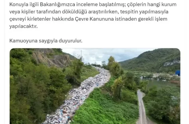 Bartın’da Vahşi Çöp Dökümü Tespit Edildi