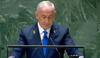 BM’de utanç günü! Elinde on binlerce masumun kanı olan Netanyahu dünyaya seslendi