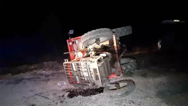 Bolu’da Traktör Devrildi: Bir Yaralı