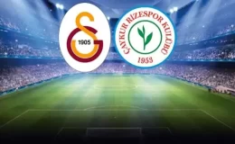 Canlı anlatım! Galatasaray-Çaykur Rizespor maçı başladı