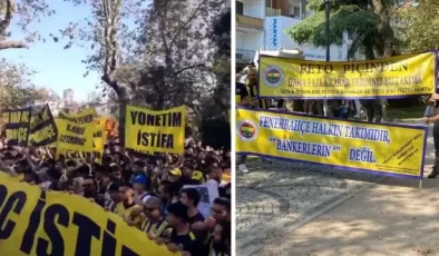 Fenerbahçeliler sokakta: Ali Koç ve Acun Ilıcalı’yı istifaya çağırıyorlar