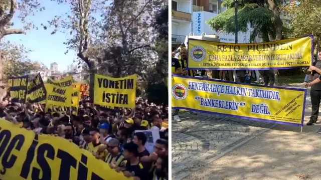 Fenerbahçeliler sokakta: Ali Koç ve Acun Ilıcalı’yı istifaya çağırıyorlar