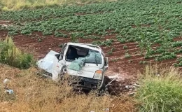 Gaziantep’te tarım işçilerini taşıyan kamyonet şarampole uçtu: 1 ölü, 22 yaralı