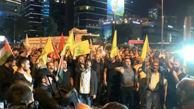 Hizbullah Lideri Nasrallah’ın Ölümü Protesto Edildi