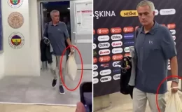 Mourinho’nun stattan ayrılırken elinde taşıdığı büyük torba merak konusu oldu