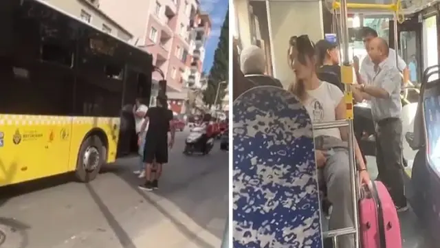 Pendik’te İETT şoförü ve yolcu arasında kavga