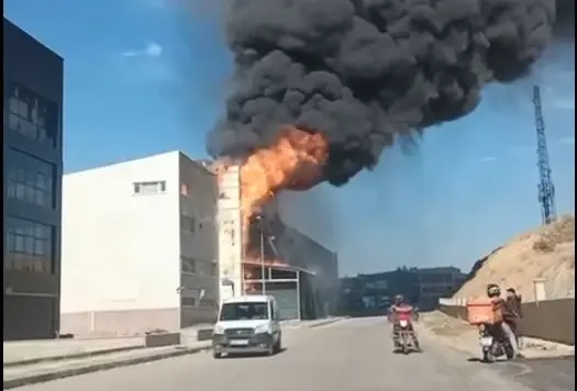 Yenimahalle’deki Öğrenci Yurdunda Yangın Çıktı