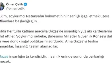 AK Parti Sözcüsü Çelik: “Gazze insanlığın ta kendisidir. İnsanlık eninde sonunda barbarlığı yenecek”