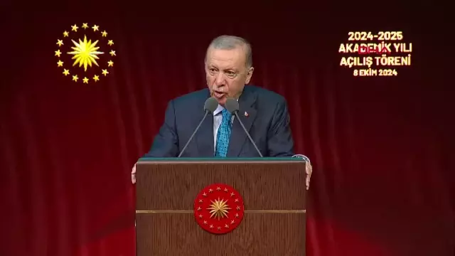 ANKARA Cumhurbaşkanı Erdoğan, 2024-2025 Yükseköğretim Akademik Yılı Açılış Töreni’nde konuştu