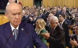 Bahçeli’nin FETÖ elebaşı ile ilgili sözleri salonu ayağa kaldırdı