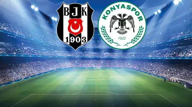 Beşiktaş-Konyaspor maçında ilk 11’ler belli oldu