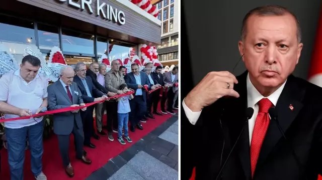 Burger King açılışına katılan AK Partili belediye başkanına tepki yağıyor