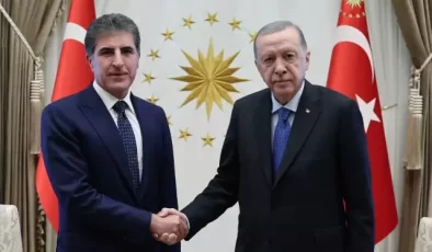 Cumhurbaşkanı Erdoğan, IKBY Başkanı Barzani’yi kabul etti