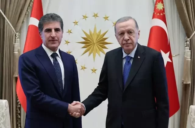 Cumhurbaşkanı Erdoğan, IKBY Başkanı Barzani’yi kabul etti