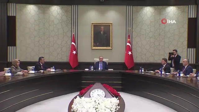 Cumhurbaşkanlığı Kabinesi, Cumhurbaşkanı Erdoğan başkanlığında Beştepe’de toplandı