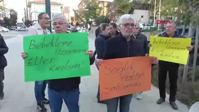 Edirne’de Yenidoğan Çetesi Protestosu