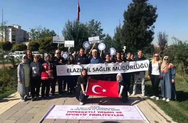 Elazığ’da Dünya Yürüyüş Günü Etkinliği Düzenlendi