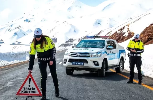 Erzurum’da 9 Ayda Bin 402 Trafik Kazası Meydana Geldi