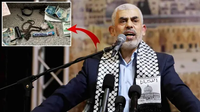 İsrail medyası Hamas lideri Yahya Sinvar’ın üzerinden çıkanları paylaştı