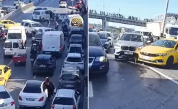 İstanbul’da dehşete düşüren görüntü! Çok sayıda aracı çarpıp kaçmaya çalıştı