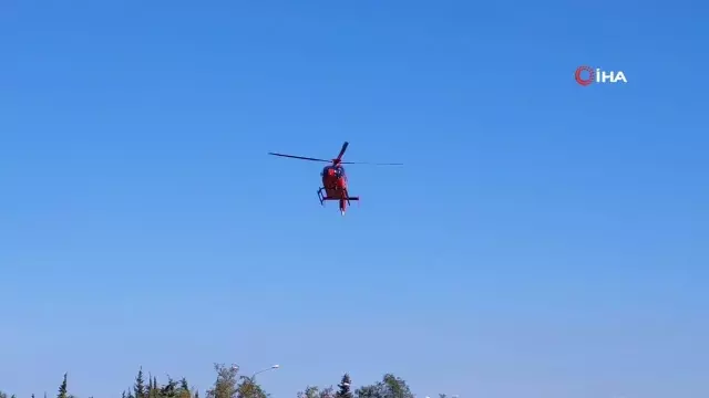 Kalp Krizi Geçiren Yaşlı Adamın Yardımına Ambulans Helikopter Yetişti