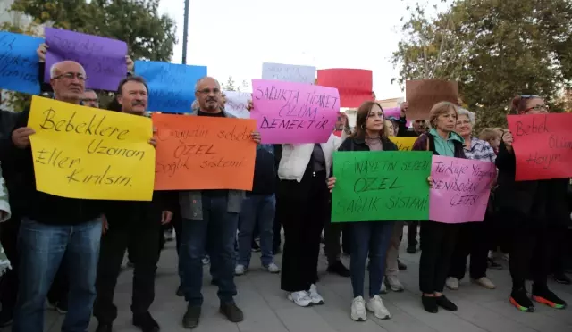 Keşan’da ‘Yenidoğan Çetesi’ Protestosu