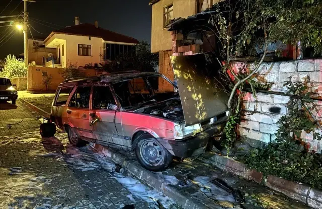 Kırıkkale’de Seyir Halindeyken Yangın Çıkan Araçta Sürücü Ağır Yaralandı