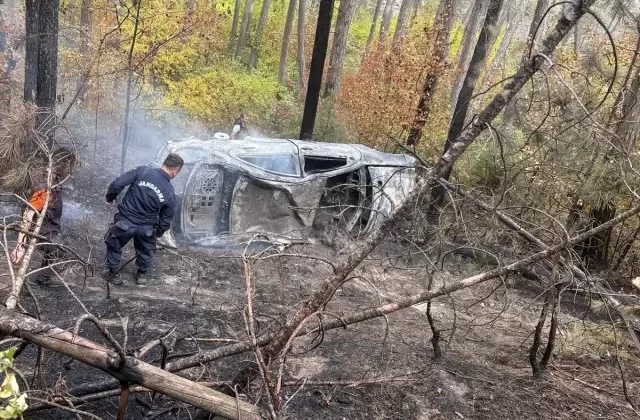 Mudurnu’da Yangın Çıkan Otomobilde İki Kişi Hayatını Kaybetti