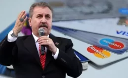 Mustafa Destici: 750 TL vermemek için limitlerini düşürenlerin kartlarını iptal edin