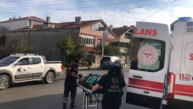 Tekirdağ’da Yaya Kaza Geçirdi: Otomobil Çarptı